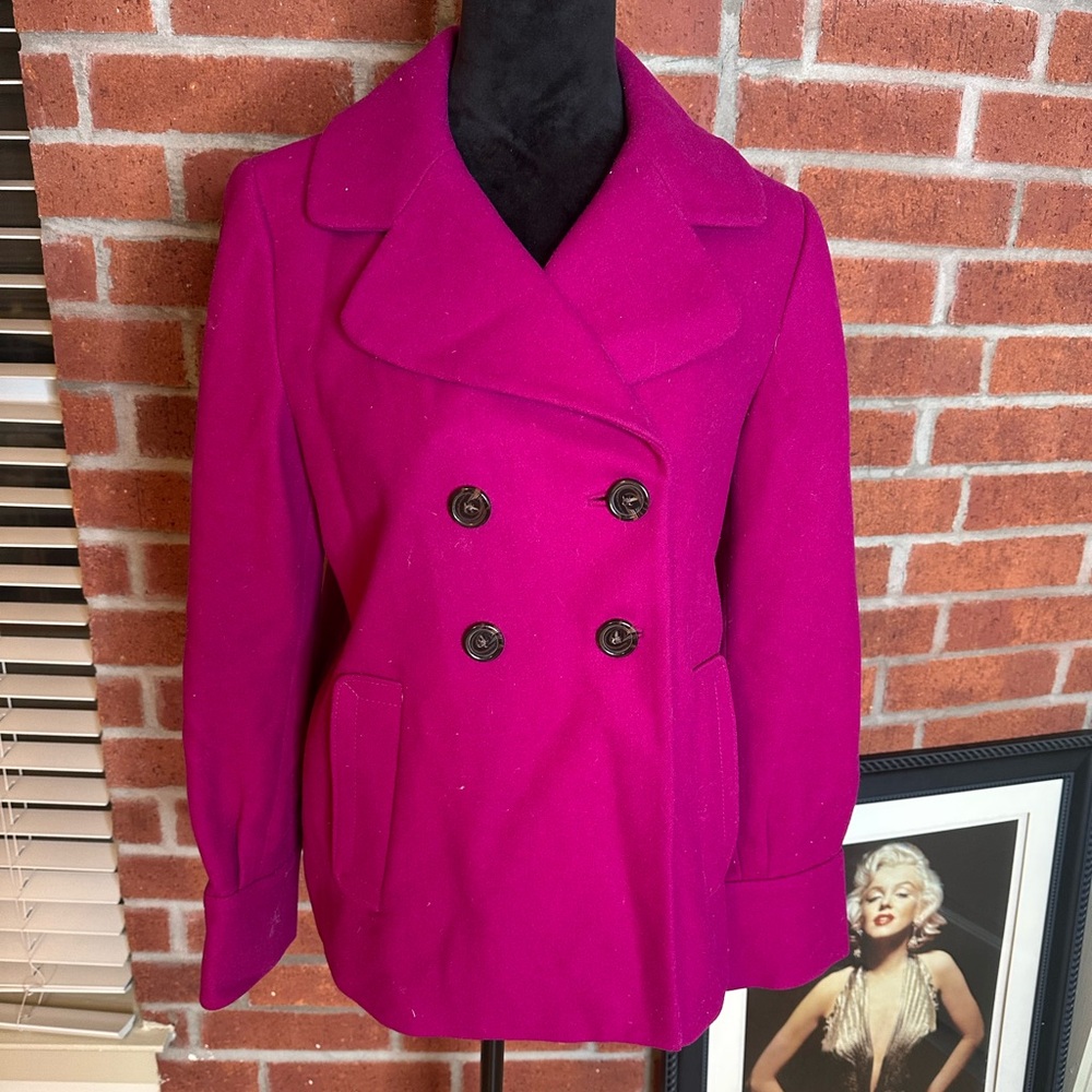 Fushia Banana Republic Coat